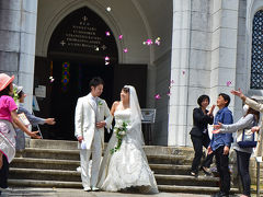 博物館 明治村　春の模擬結婚式（聖ザビエル天主堂）