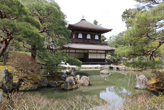 この旅行記は、神社仏閣中心として京都をきままに旅したシニア夫婦のゆったり旅です。<br /><br />スケジュールはどちらかが行きたい場所を決め、あとは現地で考えることにしました。全体のスケジュールは１日目をご覧ください。<br /><br />２日目は、まず銀閣寺へ向かいます。<br />