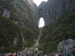 天門山～武陵源～鳳凰～威海１/１日め＆２日めの前半          天門山