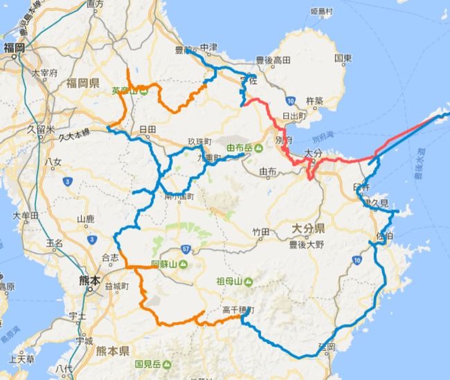 四国を出発して九州の山間部を中心にぐるっと一周してきました。だいたい1300キロでした。<br />今回は、1日目、大分護国神社、西寒多神社、春日神社、柞原八幡宮、加倉神社、八幡朝見神社、わくわく温泉かっぱの湯、別府タワー、グローバルタワーです。