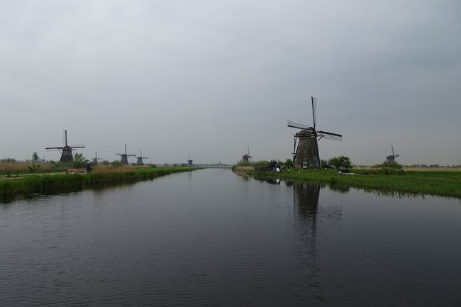 オランダに移動です。<br />最初は現地ツアーで行こうと思っていたキンデルダイク。<br />しかし、気が付いたらツアーは満員。<br />調べてみたら、ロッテルダムから簡単に行けそう。<br />というわけで、ロッテルダムに1泊してキンデルダイクに行くことにしました。