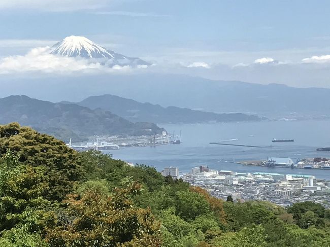 娘と２歳半の孫、息子、妻、８０代の義母と自分の家族四世代６人で二泊三日の静岡プチ旅行に出かけました。<br />娘が二人目を懐妊中なので無理のない旅行計画を立て、レンタカーでの移動をしましたが、三日間の総走行距離は１００キロ未満でした。<br />三日間とも晴天で、気温・気候ともとてもよく、雄大で美しい富士山がどこからでも見え感動するとともに、毎食地元名産中心の美味しい料理を頂くことができ、身も心も胃も満喫しました。