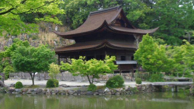 岐阜県多治見市は 愛知県瀬戸市に隣接した美濃焼の産地で、関連する美術館などもあるが、生産地よりも商社など集積地の性格が強いと言われる。<br />名古屋に30分と言う交通の便から、名古屋のベッドタウンとなっている。<br />盆地状の地形のせいか、国内の最高気温を記録したこともあり「日本一暑い町」の一つでもある。<br /><br />「五木寛之の百寺巡礼」第4巻という本に触発され、湖東三山を訪れた帰りに、半日を割いて名古屋から往復して永保寺を訪ねました。<br />永保寺は臨済宗南禅寺派の寺で、雲水の修業道場でもある。<br /><br /> 南禅寺9世の無窓疎石が開創、11世の元翁本元が開山とされているが、1295年頃には両者がともに鎌倉で修業しており、元翁の故郷に近いこの地に1314年頃に戻ったのが始まりと見られている。<br /><br />境内には国宝の観音堂、開山堂、国名勝の庭園がある。観音堂の内部の拝観は涅槃会の3月15日だけ無料で公開される。<br />修業道場ゆえ建物の内部は立ち入れないが、庭園の拝観、通り抜けは自由で無料である。、<br /><br />帰りに、駅の案内所で完熟トマトを買いました。昔のトマトの味がしました。
