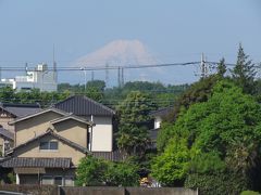 久しぶりにふじみ野市から見られた富士山