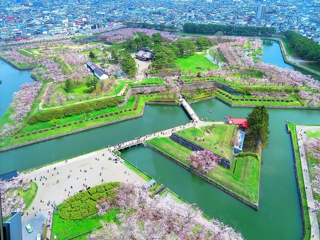 2日目は岩内から途中、長万部でかにめしに立ち寄りして函館まで移動、4月27日に開花宣言が出た五稜郭の桜を見て、函館市内のレトロな建物を周ってみます。<br /><br />■4/30（日）の日程<br />岩内町⇒長万部駅かにめし⇒五稜郭⇒箱館奉行所⇒湯の川温泉（湯の川プリンスホテル宿泊）<br /><br />■旅行記：2017　晴天に恵まれたGWの道南～道央FLY＆DRIVE<br /><br />1日目-1：出発～余市観光<br />http://4travel.jp/travelogue/11242187<br />1日目-2：いわない温泉ホテルグリーンパークいわない<br />http://4travel.jp/travelogue/11242454<br /><br />2日目-2：函館市街のレトロな建物たち<br />http://4travel.jp/travelogue/11244954<br />2日目-3 湯の川温泉　湯の川プリンスホテル渚亭<br />http://4travel.jp/travelogue/11247575<br /><br />3日目-1：予想より小さかった(^▽^;)森のいかめし<br />http://4travel.jp/travelogue/11248636<br />3日目-2：目の前は海のJR室蘭線北舟岡駅<br />http://4travel.jp/travelogue/11248723<br />3日目-3：3度目の正直で地球の丸さを感じた地球岬<br />http://4travel.jp/travelogue/11248946<br />3日目-4 太平洋と草原が見渡せる虎杖浜温泉いずみ<br />http://4travel.jp/travelogue/11249006<br /><br />4日目-1：サラブレット銀座とまだ早かった残念な二十軒道路の桜並木<br />http://4travel.jp/travelogue/11250200<br />4日目-2 露天風呂から太平洋と草原が見渡せる新冠温泉ホテルヒルズ<br />http://4travel.jp/travelogue/11251317<br /><br />5日目-1：高倉健さんの映画『鉄道員（ぽっぽや）』のロケセットが残る幾寅駅<br />http://4travel.jp/travelogue/11251466<br />5日目-2：ファンタスティックエメラルドブルー☆゜｡･:･｡､･:彡に感動した美瑛白金の青い池<br />http://4travel.jp/travelogue/11252938<br />5日目-3：超絶景！CMの景色のオンパレード、快晴に映える丘のまち美瑛<br />http://4travel.jp/travelogue/11253339<br />5日目-4：今回の旅行で唯一の民宿クレスは真新しいきれいな宿でした<br />http://4travel.jp/travelogue/11253414<br /><br />6日目-1:1日1本朝が終電(@_@)のJR新十津川駅<br />http://4travel.jp/travelogue/11253517<br />6日目-2:ドラマ 『 すずらん 』 ロケ地となった明日萌（恵比島）駅と普通列車が通過する(^▽^;)秘境駅の真布駅<br />http://4travel.jp/travelogue/11254910<br />6日目-3：北海道の鉄道の歴史を感じながら小樽まで…<br />http://4travel.jp/travelogue/11254974<br />6日目-4：最上階特別室！？ってスイート？って期待したが違ってた(笑) ホテルモントレエーデルホフ札幌<br />http://4travel.jp/travelogue/11255346<br /><br />7日目(最終日）:あっという間の1週間、Goodbye Future Hokkaido (^.^)/~~~<br />http://4travel.jp/travelogue/11255498<br />