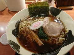 新白河　新幹線待ち２０分で食事