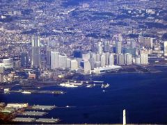 ０７．卒業旅行の沖縄 宮古島 アラマンダ２泊＋前・後泊　ＪＴＡの翼の空の旅その１　羽田空港～富士山