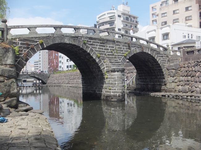 長崎に着いた後は眼鏡橋や長崎新地中華街等に行きました。