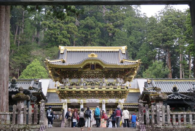 2017春、長野、群馬と栃木の名所(13/26)：4月26日(5)：日光東照宮(3)：葵ご紋の銅鳥居