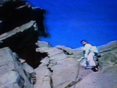 1988年(昭和63年)1月山梨の乾徳山(2016m)登山(ちょっとｽﾘﾙのある鎖場と梯子を体験)