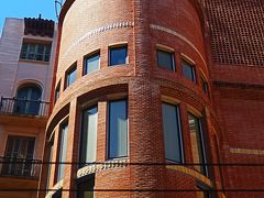 Spain-8　バロセロナ　旧市街散策　カタルーニャ音楽堂から　☆20世紀初頭の様式伝えて