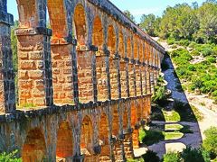 Spain15　タラゴナ　ラス・ファレラス水道橋　〔悪魔の橋〕！　☆2000年前の遺構堂々と