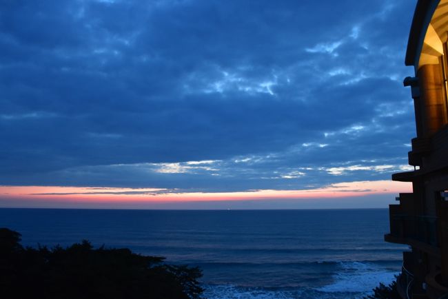 鵜の岬は、日立市十王町（茨城県北東部）の太平洋に面するところにあり、ウミウの渡来地として知られています。<br /><br />日本の公営国民宿舎93ヶ所の中で、宿泊利用率No.1の宿が「鵜の岬」です。<br />全室が太平洋を望むオーシャンビュー、心のこもるおもてなし、地産地消の食事、温泉など、高級ホテルのようなリゾート気分が味わえます。<br />常に満室になってしまう宿ですが、キャンセル情報がHPに公開されており、今回はこれを利用して3日前に予約しました。<br /><br />行きの途中に水戸市の内原駅から「カタクリの里」、たらいうどん「椛や」に立ち寄り、翌日は青春18きっぷで常磐線、磐越東線、水郡線をまわる「乗り鉄」をやりました。<br /><br />「鵜の岬」の玄関となる十王駅では、跨線橋に使われていたと思われる「明治44年製造の鋳鉄製支柱」を見つけました。<br />