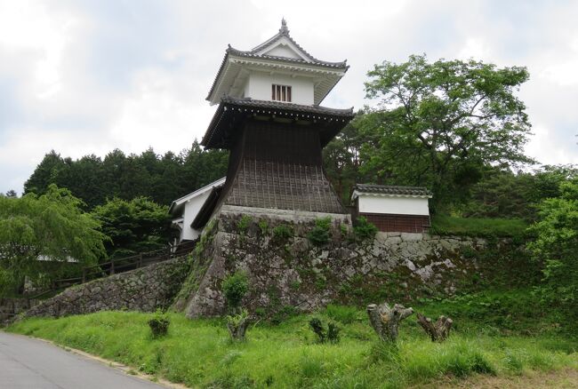 2017初夏、日本百名城の岩村城(4/11)：岩村城下町(4)：温故の井、知新館、太鼓櫓