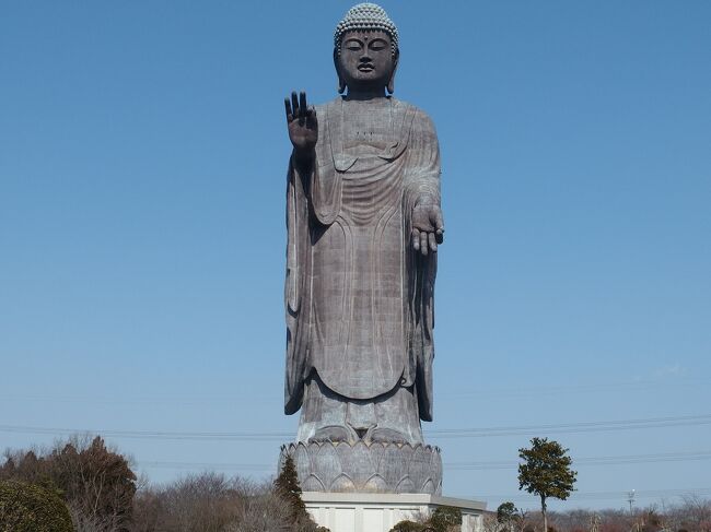 世界一の高さを誇る青銅製立像としてギネスブックに認定されている牛久大仏へ行って来ました。