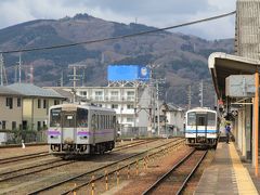 芸備線、三江線普通列車で広島から江津まで、郵便局巡りと車窓風景、江津の古い町並みを歩く。