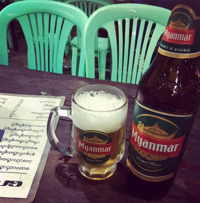 ミャンマーの旅。<br />ビールがおいしい国でした。