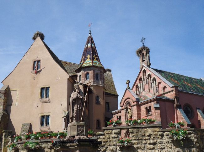 エギスハイム　(Eguisheim  France)  ８日間で巡る４ヵ国の街歩き　5/15　　