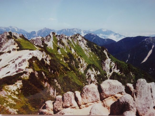 1989年(平成元年)8月 北ｱﾙﾌﾟｽの上高地 蝶ｶﾞ岳 常念岳 大天井岳(表銀座)燕岳 餓鬼岳の縦走登山 