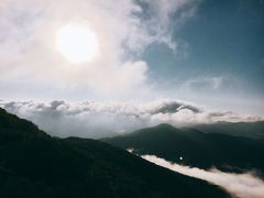 雲海見れた～。