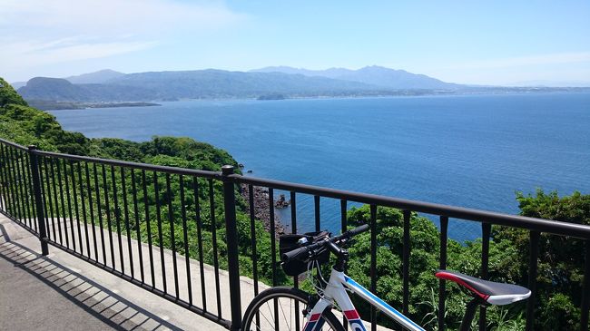 桜島、自転車で一周。