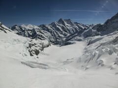 2017GW スイス09：グリンデルワルト→ユングフラウヨッホ　登山鉄道で2400m登り氷河の世界へ