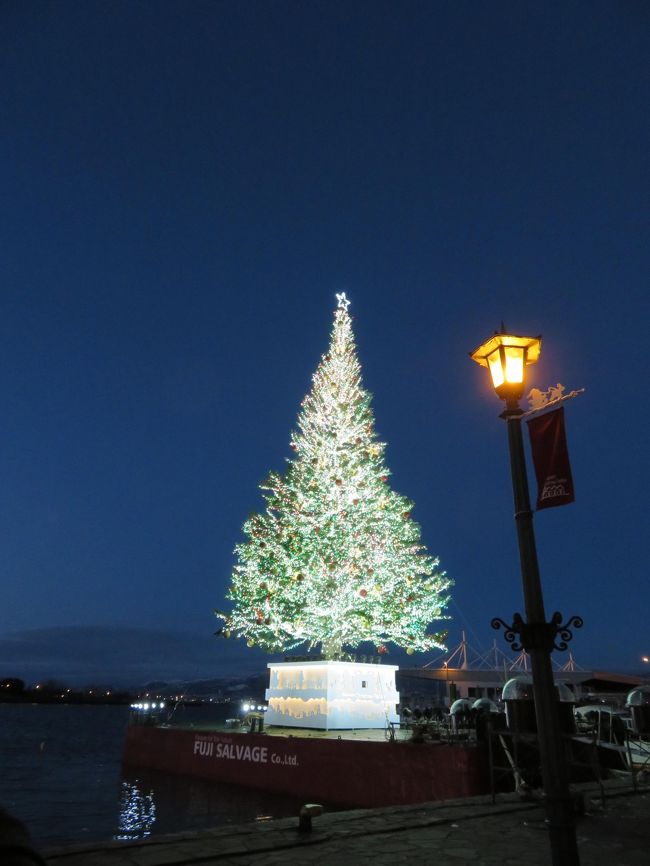 ２４年ぶりの二人きりのクリスマスイブは、函館の街歩き<br />*ラッキーピエロ<br />*元町歩き<br />*金森倉庫＆イルミネーションと花火<br />*クリスマスディナー「コムシェヴー」