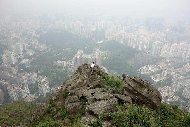 香港での3度目の山歩きは “飛鵝山 (Kowloon Peak) 602m”へ。<br /><br />都会の裏庭がすぐ山という香港ならではの山歩きを楽しみました！<br /><br />香港には、日本にではお目にかかれないようなカラフルな蝶々などの昆虫に時々出会えるのですが、今回はいくつかファインダーに収めることもこともできました。