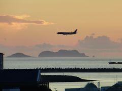 梅雨明けした沖縄本島３泊４日の旅【３日目：「東横イン那覇旭橋駅前」周辺散策と、ホテルから見られた夕陽夕焼け編】