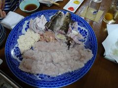 夏の味覚　ハモを食す