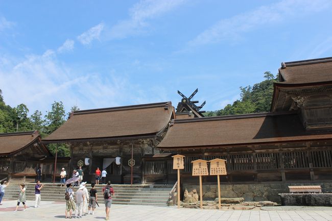 夏の連休に出雲大社~足立美術館~松江城を2泊3日で観光してきました。ゆったりプランです。1泊目玉造温泉、2泊目松江市内