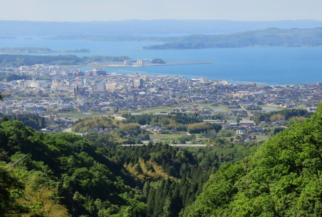 2017春、北陸三県の名城(7/23)：5月18日(7)：七尾城(3/5)：七尾城資料館、茶室