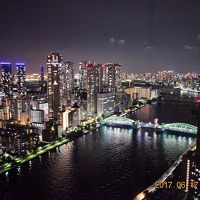 【宿泊レポ☆46】 隅田川を望める夜景眺望がお薦めの高層タワーホテル銀座クレストン