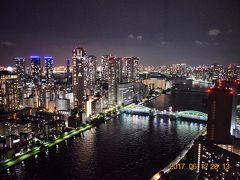 【宿泊レポ☆46】 隅田川を望める夜景眺望がお薦めの高層タワーホテル銀座クレストン