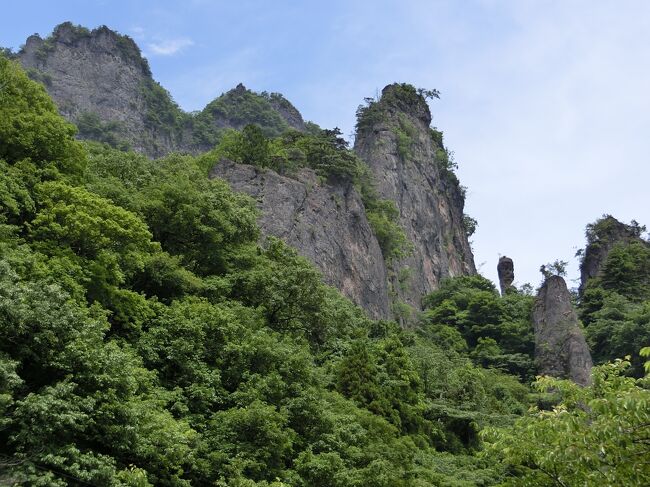 両親と磯部温泉に１泊旅行に行って来ました。<br />もう３年前になりますが、水上温泉へ行きました。<br />その時、１年に１度は一緒に温泉へ行きたいと思っていたのですが、３年ぶりになってしまいました。<br />普段は２人暮らしの85歳の父と79歳の母です。いつまでも元気で２人仲良くいてくれることだけが願いです。<br /><br />● 日　　程　2017.6.18～2017.6.19<br />● お　　宿　磯部温泉 雀のお宿<br />● メンバー　両親　オット　計４人<br />● 行　　程　１日目...白糸の滝　眼鏡橋<br />　 　　　　　２日目...妙義神社　中之嶽神社<br /><br />