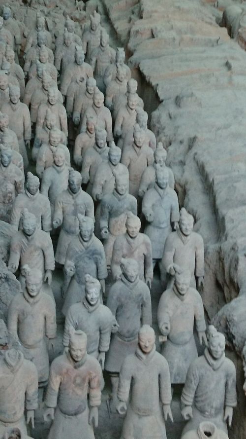 自撮り棒も曲がるほど暑すぎた西安で兵馬俑。』西安(中国)の旅行記