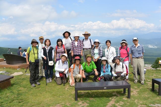 今年も学生時代の仲間と恒例の花旅に出かけました。<br />１日目は清里、２日目は飯盛山と野辺山です。<br /><br />夏山の高山植物を楽しむ花旅は、今回で１３回目となりますが、Ｎ隊長がメンバーの体力に合わせてコース設定をしてくれるお蔭で、参加人数も減らずに続いています。<br />メンバーの入れ替えはありますが昨年と同じ１８名（関東から１１名、名古屋方面から７名）が集まり、清里・飯盛山（めしもりやま）と野辺山でリフレッシュすることが出来ました。<br /><br />旅行記は<br />(1)清里、(2)飯盛山と野辺山の２冊に分けています。