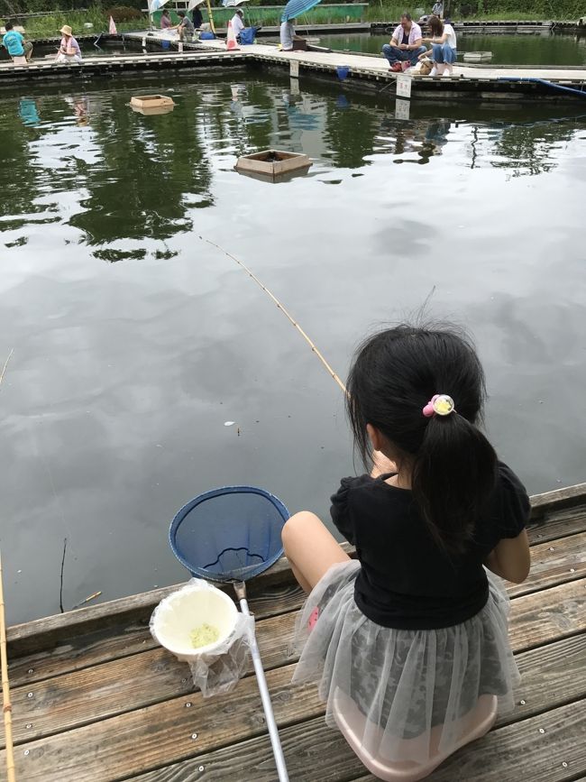 都電荒川線に乗って楽しむ沿線散歩。<br />魚釣りがしたい～！の娘の一言で行き先が決まったこちらの遊園地は都電荒川線、あらかわ遊園前から徒歩3分ほどの場所にあり、小さな動物園やのりものひろば、魚釣りができる魚つり広場、１０種類ほどの動物が飼育されているどうぶつ広場、さらにポニーの乗馬体験もできる都会の中のオアシス的な場所でした。