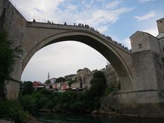 ボスニア・ヘルツェゴヴィナのモスタル　旧ユーゴスラヴィア５か国周遊の旅　５