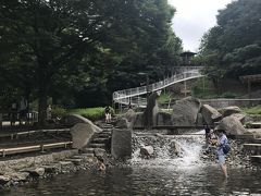 2017/7 東京北区 清水坂公園の水遊び風景