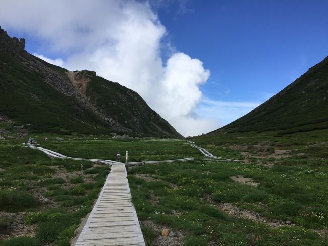 両親が白馬への避暑旅行を検討していたので、それなら車で一緒に行こうと計画。両親は外観が素敵なホテルグリーンプラザ白馬に泊まってみたい、私はワンコ連れに優しい高山わんわんパラダイスに泊まってみたい、ホテル以外は行った都合で決める行き当たりばったりの旅です。<br />4日目～<br />乗鞍畳平→飛騨民俗村飛騨の里