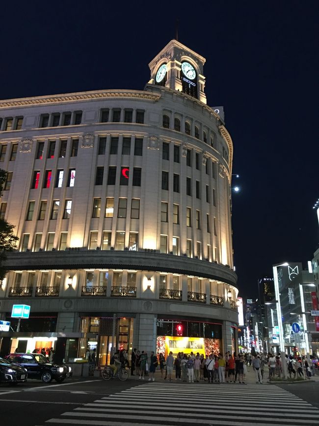 台風をかわしながら東京へ（１）初めて銀座で「ラデュレ」に入りました。