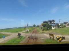 由利高原鉄道の車窓風景
