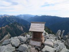 2017年08月　日本百名山３３座目となる、槍ヶ岳（やりがたけ、標高3,180m）