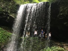 津山ホルモンうどんと岩井滝