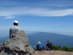 2017 北海道　父子２人旅～ 斜里岳（1,５４７ｍ） ～ 登山編 ～ 頂上から国後島も見えました