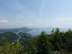 因島の散歩、白滝山の絶景と因島大橋