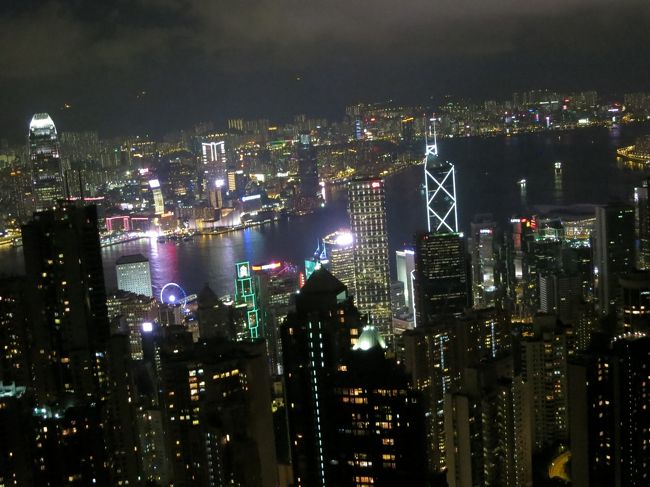 長い間のあこがれだった香港にようやく行くことができ、１００万ドルの夜景など、美しい景色を楽しみました。