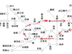 ＪＲ大回り乗車で三重県伊賀市のＪＲ柘植駅へ