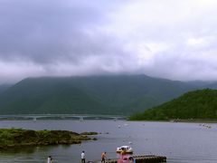 河口湖とカチカチ山